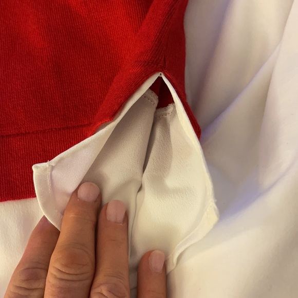 Karl Lagerfeld twofer top Medium Red & black worn once - Picture 6 of 9